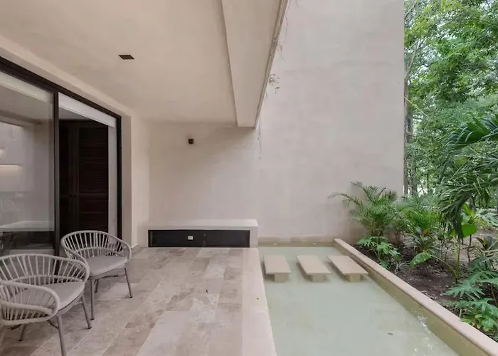 1st Flr Chic Jungle 1br Priv Pool Steam & Gym * Tulum